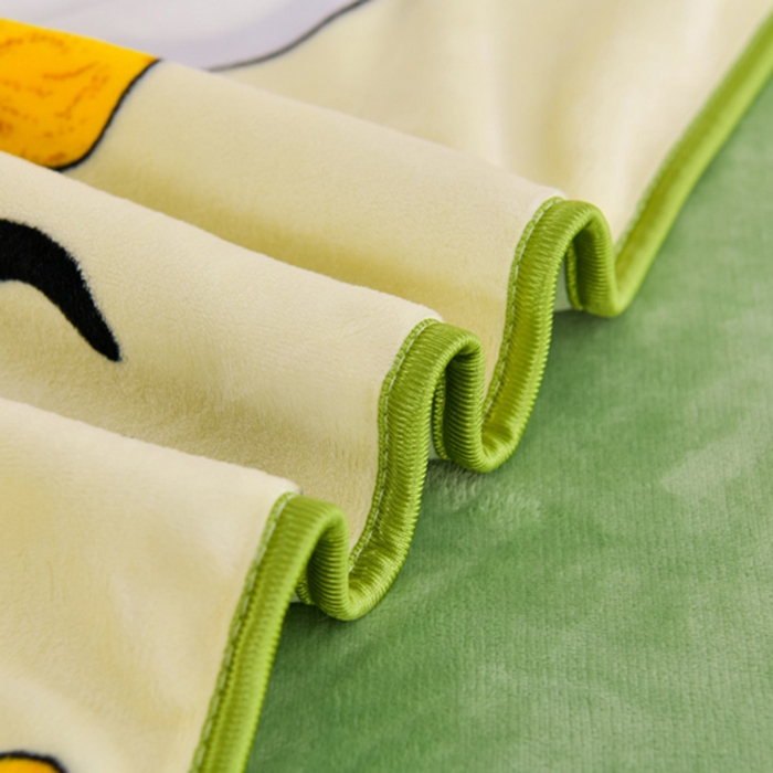 91家纺网 家纺一手货源 找家纺 金柚子 2024新款加厚牛奶绒四件套 你好小黄鸭