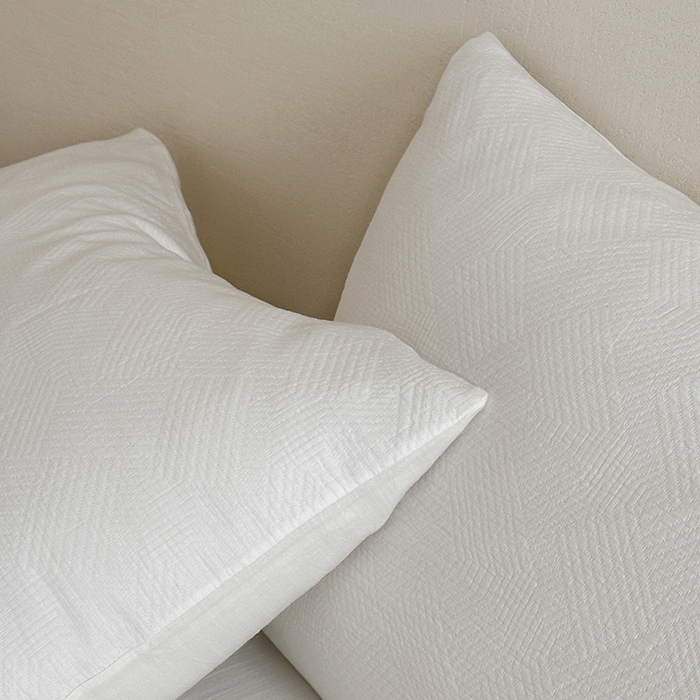 91家纺网 家纺一手货源 找家纺 梦享生活家居 2024新款全棉三层提花肌理纹系列四件套 提花积木