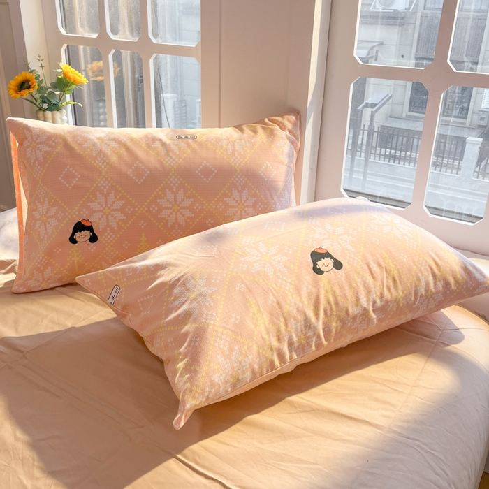 91家纺网 家纺一手货源 找家纺 千朵 2024新款全棉磨毛四件套 南浔