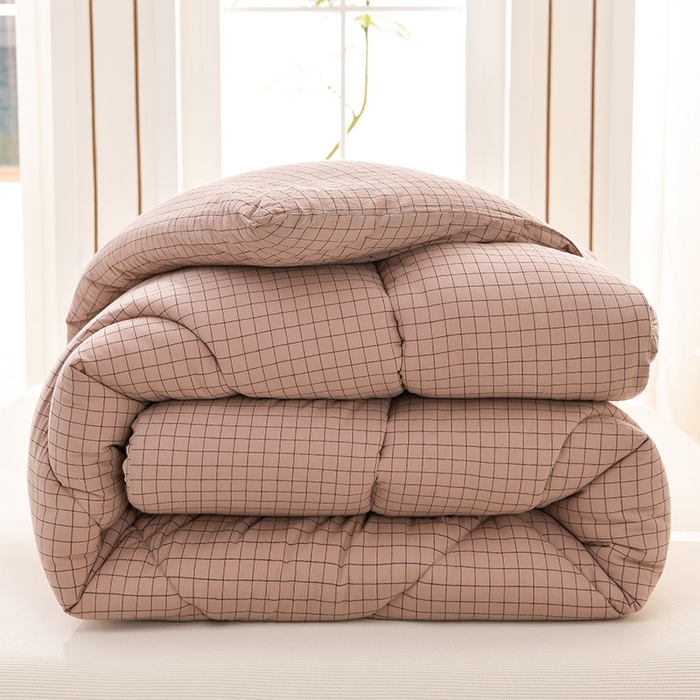 91家纺网 家纺一手货源 找家纺 圣楚家纺 2024新款绗缝保暖印花冬被 潮格