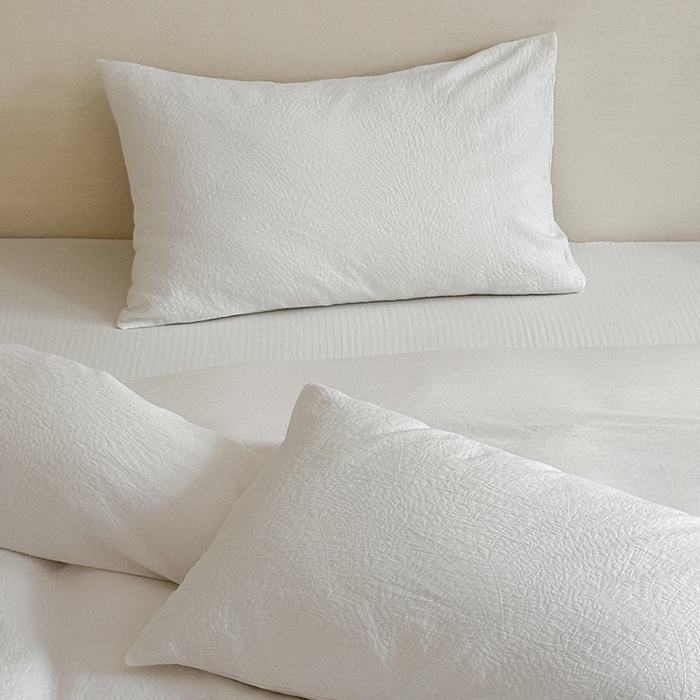 91家纺网 家纺一手货源 找家纺 梦享生活家居 2024新款全棉三层提花肌理纹系列四件套 提花繁花