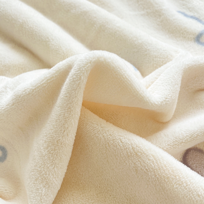 91家纺网 家纺一手货源 找家纺 沐慕 2024新款AB版牛奶绒拼羊羔绒毛毯毯子 毛毯-可爱小象