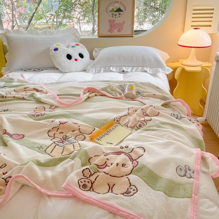 91家纺网 家纺一手货源 找家纺 （总）慕尚家纺 2025新款高克重加厚雪花绒毛毯毯子