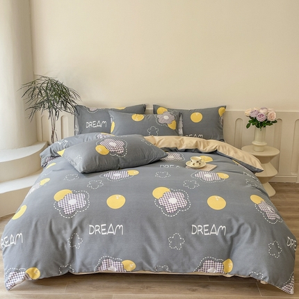 91家纺网 家纺一手货源 找家纺 （总）金泰莱 2025新款全棉四件套长绒棉四件套磨毛四件套纯棉四件套