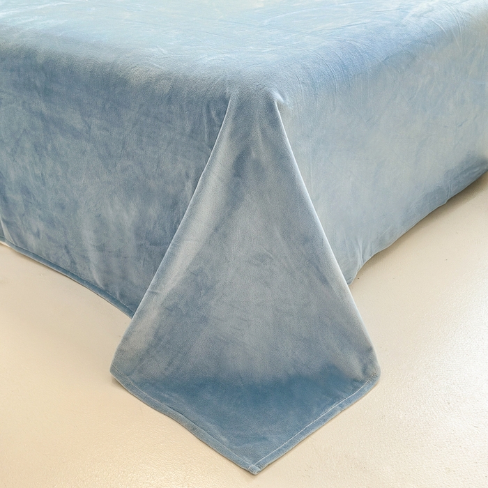 91家纺网 家纺一手货源 找家纺 清雅福 2024新款小清新ins棉加绒印花四件套系列-棉绒风格二 爱情兔