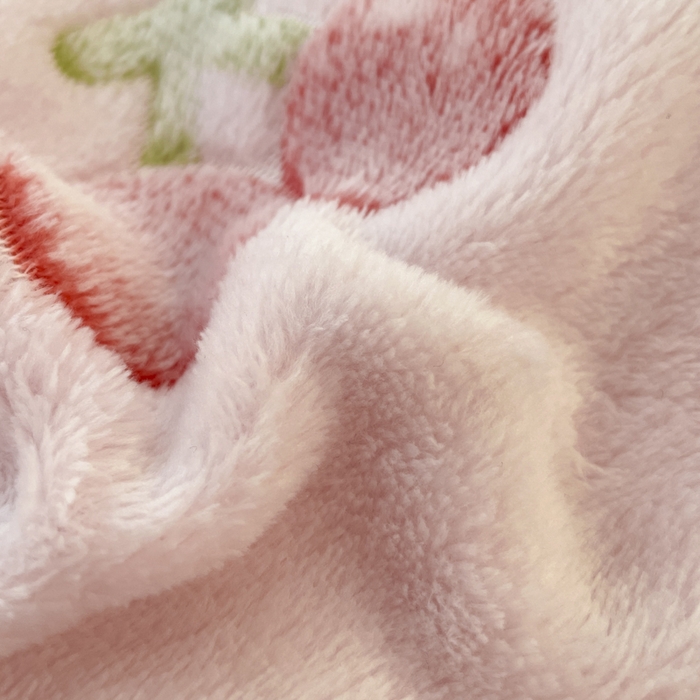 91家纺网 家纺一手货源 找家纺 沐慕 2024新款卡通印花雪花绒四件套加厚牛奶绒四件套 花花粉兔