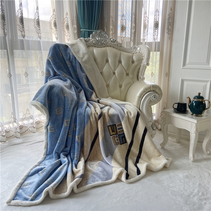 91家纺网 家纺一手货源 找家纺 （总）卡奥家纺 2024新款双层大版云貂绒毛毯北极绒休闲盖毯法莱绒沙发毯空调毯子