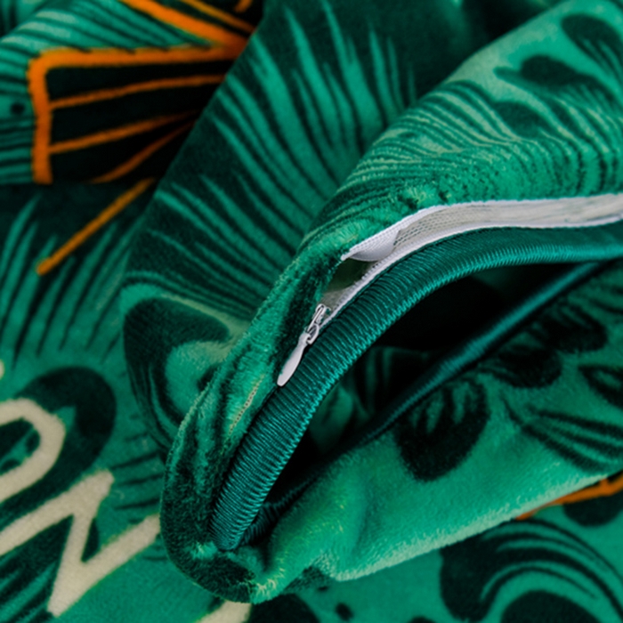 91家纺网 家纺一手货源 找家纺 金柚子 2024新款加厚牛奶绒四件套 时尚人生