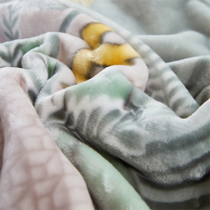 91家纺网 家纺一手货源 找家纺 凯轩毛毛毯毯子网销专供 2024新款双层学生云毛毯毯子 西雅图