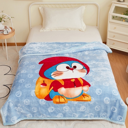 凯轩毛毛毯毯子网销专供 2024新款双层学生云毛毯毯子 小红帽