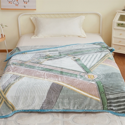 91家纺网 家纺一手货源 找家纺 凯轩毛毛毯毯子网销专供 2024新款双层学生云毛毯毯子 西雅图