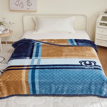 91家纺网 家纺一手货源 找家纺 凯轩毛毛毯毯子网销专供 2024新款双层学生云毛毯毯子 双横