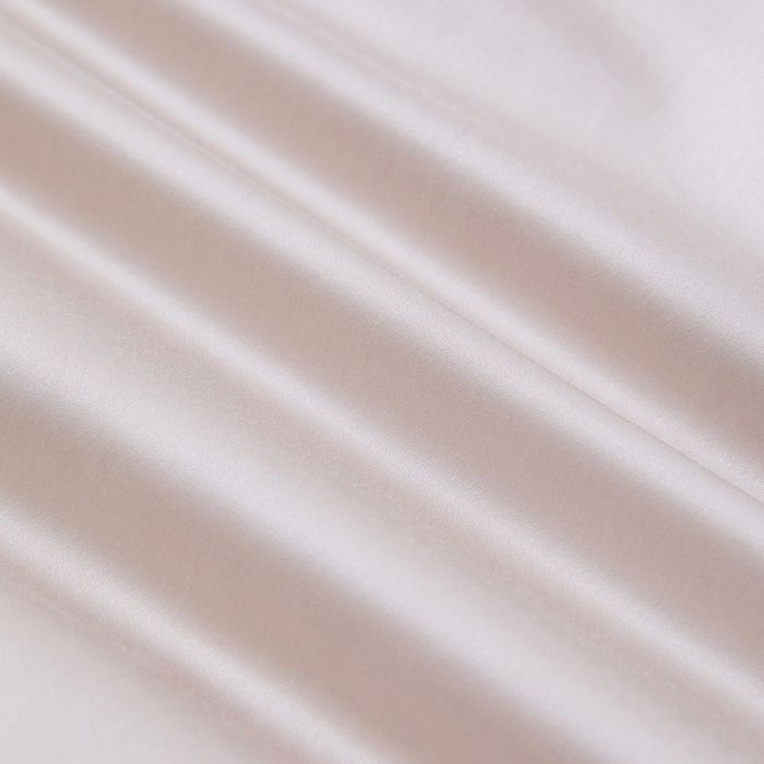 91家纺网 家纺一手货源 找家纺 轩和家居 2024新款简约纯色50s长绒棉贡缎四件套 迷雾灰+夏恋粉