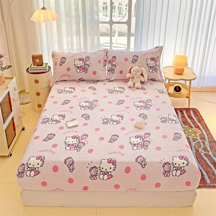 91家纺网 家纺一手货源 找家纺 （总）名兮 2024新款经典奥特曼-三丽鸥高克重牛奶绒床笠