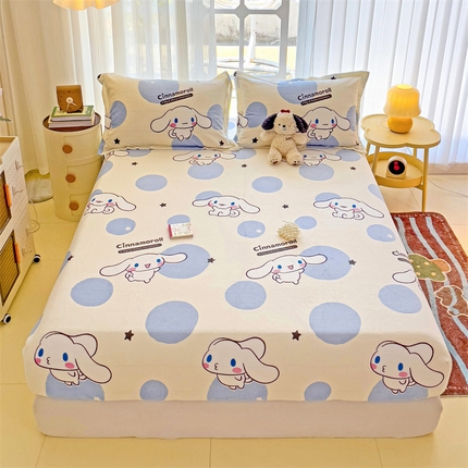 91家纺网 家纺一手货源 找家纺 （总）名兮 2024新款经典奥特曼-三丽鸥高克重牛奶绒床笠