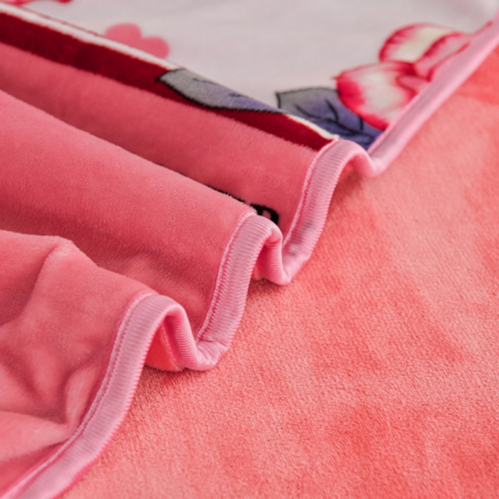 91家纺网 家纺一手货源 找家纺 金柚子 2024新款加厚牛奶绒四件套 爱意满满