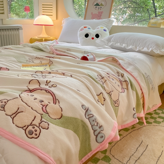 91家纺网 家纺一手货源 找家纺 （总）慕尚家纺 2025新款高克重加厚雪花绒毛毯毯子