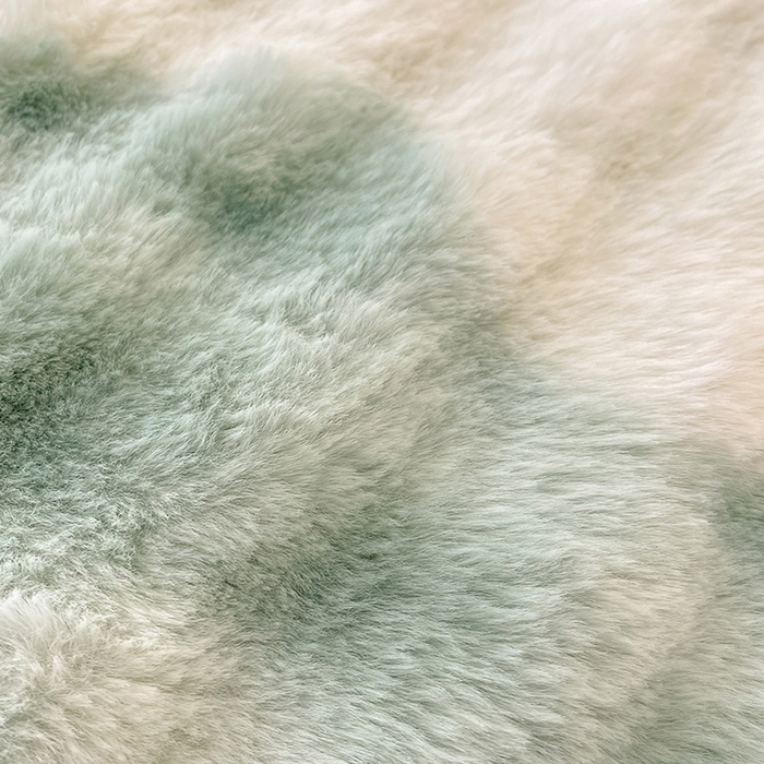 91家纺网 家纺一手货源 找家纺 欧冠家纺 2024秋冬新款纯色泡泡绒和七彩泡泡床裙款四件套 七彩-碧绿