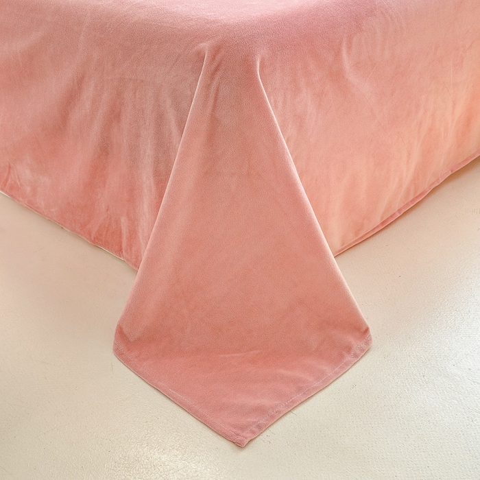 91家纺网 家纺一手货源 找家纺 清雅福 2024新款小清新ins棉加绒印花四件套系列-棉绒风格二 小公主