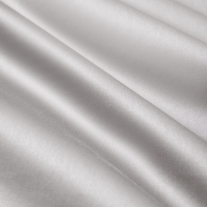 91家纺网 家纺一手货源 找家纺 轩和家居 2024新款简约纯色50s长绒棉贡缎四件套 雅士灰+迷雾灰