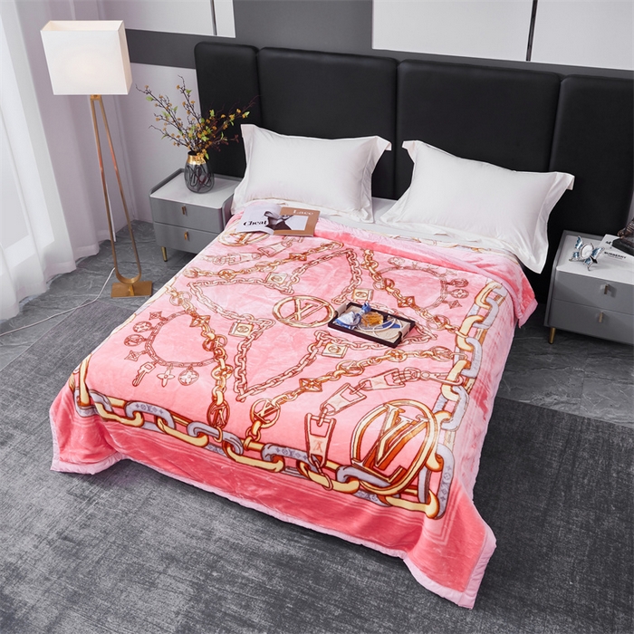 91家纺网 家纺一手货源 找家纺 凯轩毛毛毯毯子网销专供 2024新款A类双层云毛毯毯子 素雅