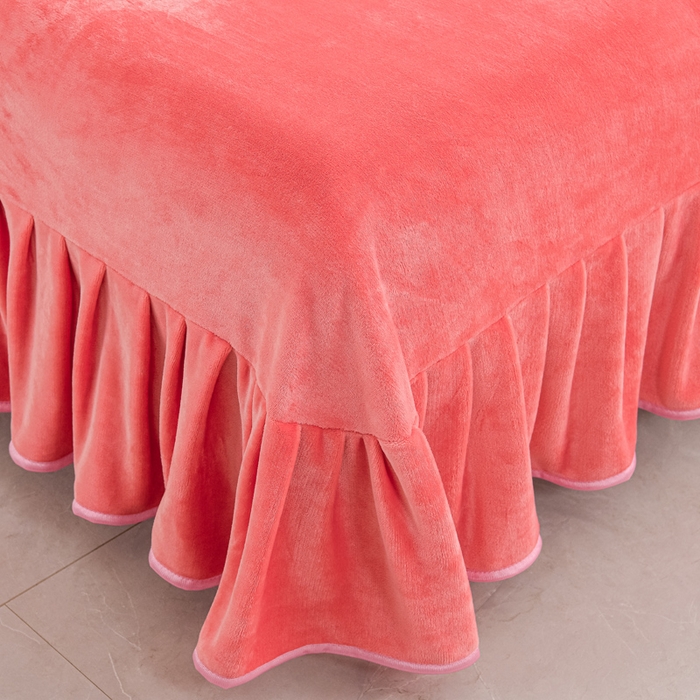 91家纺网 家纺一手货源 找家纺 金柚子 2024新款加厚牛奶绒四件套 爱意满满