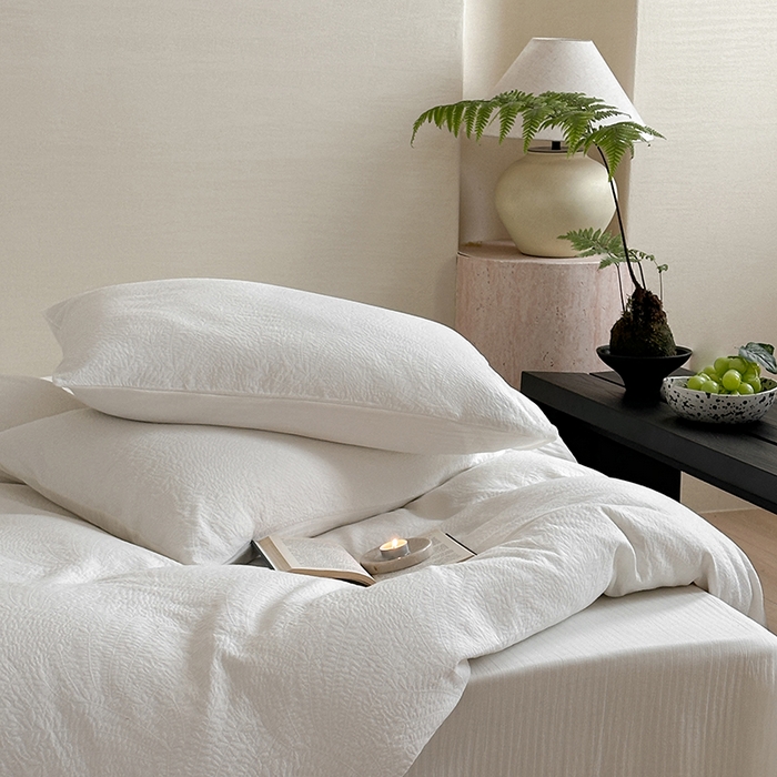 91家纺网 家纺一手货源 找家纺 梦享生活家居 2024新款全棉三层提花肌理纹系列四件套 提花繁花