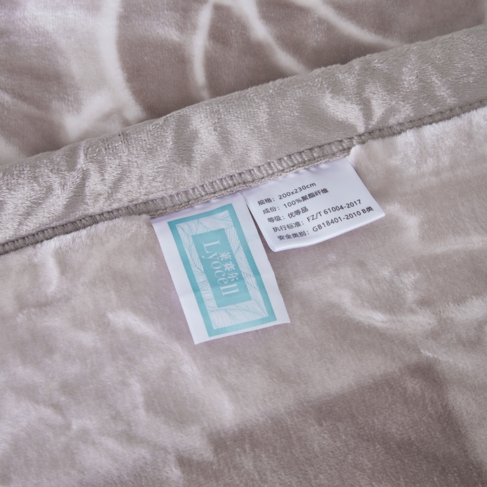 91家纺网 家纺一手货源 找家纺 凯轩毛毛毯毯子网销专供 2024新款新中式大版印花双层云毛毯毯子 谜恋