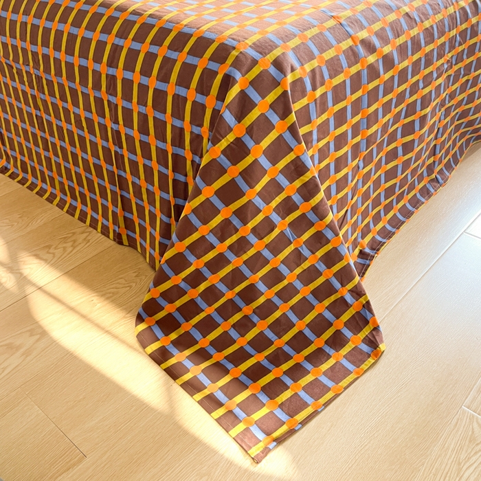 91家纺网 家纺一手货源 找家纺 千朵 2024新款全棉磨毛四件套 轻悦