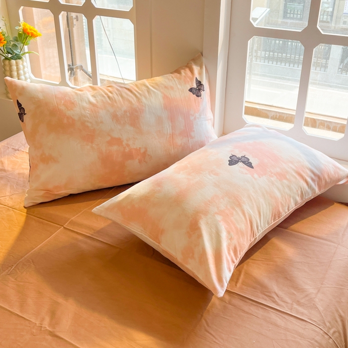 91家纺网 家纺一手货源 找家纺 千朵 2024新款全棉磨毛四件套 悠然