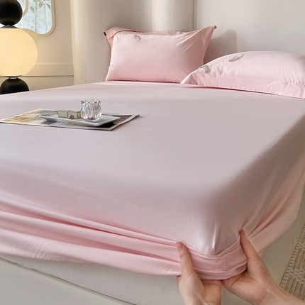 91家纺网 家纺一手货源 找家纺 （总）【A类母婴级】加厚全棉磨毛四件套纯棉保暖床笠纯色床垫保护罩冬季单件床上用品