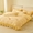 91家纺网 家纺一手货源 找家纺 恒爱家纺 2024新款泰迪绒韩版床单床盖四件套 鹅卵黄
