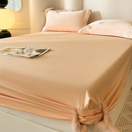 91家纺网 家纺一手货源 找家纺 （总）【A类母婴级】加厚全棉磨毛四件套纯棉保暖床笠纯色床垫保护罩冬季单件床上用品