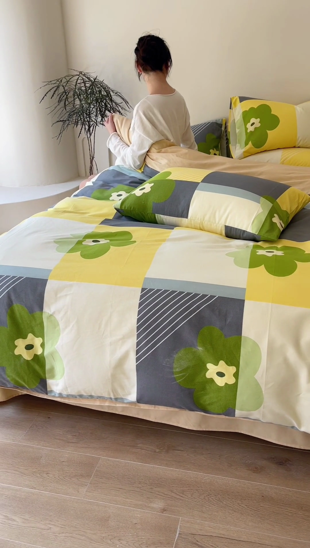 91家纺网 家纺一手货源 找家纺 金泰莱 2025新款全棉四件套长绒棉四件套磨毛四件套纯棉四件套 蔷薇格调