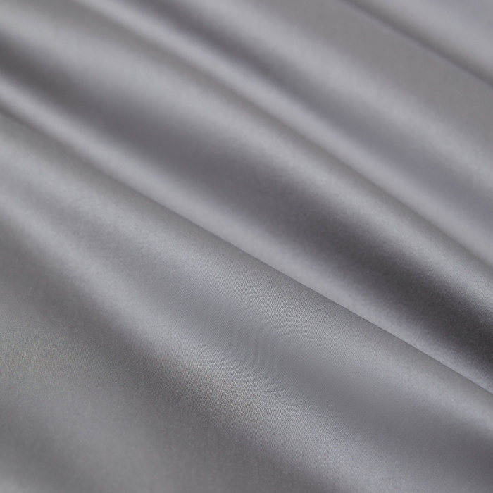 91家纺网 家纺一手货源 找家纺 轩和家居 2024新款简约纯色50s长绒棉贡缎四件套 梦境灰+雅士灰
