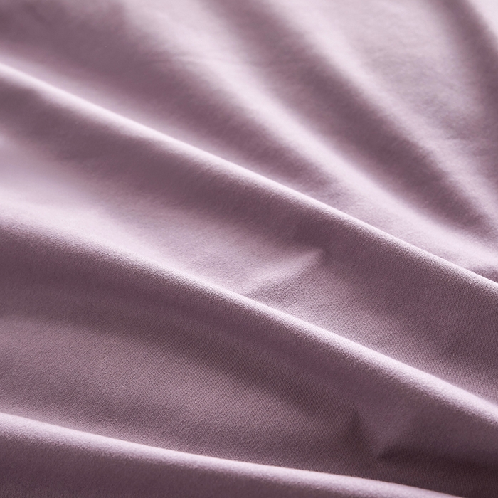 91家纺网 家纺一手货源 找家纺 2024秋季纯色32*21纯色加厚超柔全棉磨毛系列--被套 优雅紫