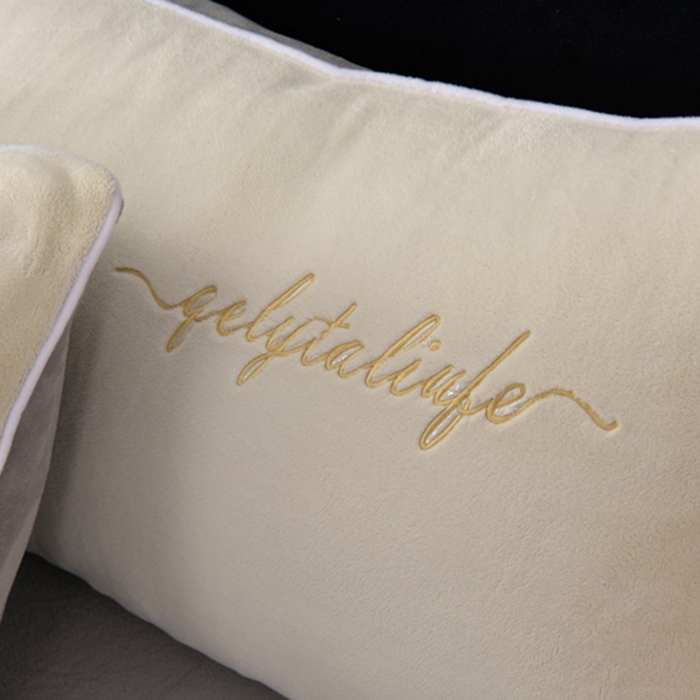 91家纺网 家纺一手货源 找家纺 氧家 2024新款宽边撞色对角牛奶绒绣花四件套--典雅 典雅-高雅白