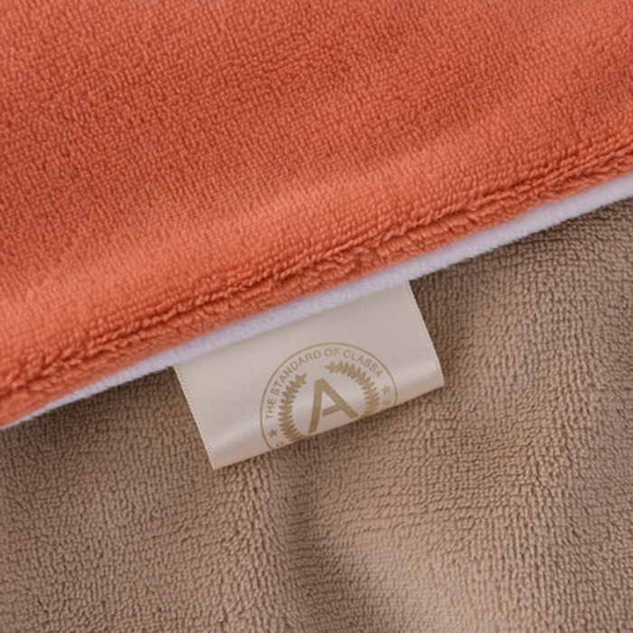 91家纺网 家纺一手货源 找家纺 氧家 2024新款宽边撞色对角牛奶绒绣花四件套--典雅 典雅-橙橘色