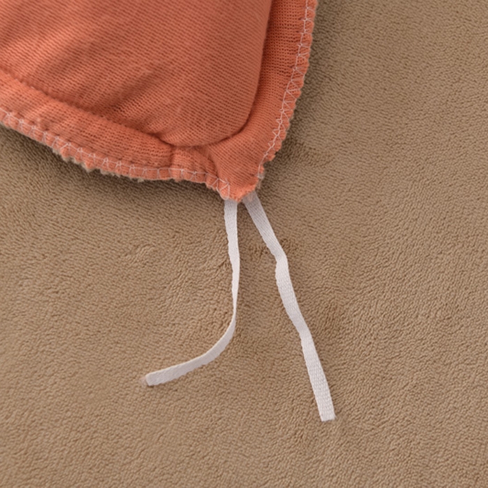 91家纺网 家纺一手货源 找家纺 氧家 2024新款宽边撞色对角牛奶绒绣花四件套--花颜对角 花韵-橘色