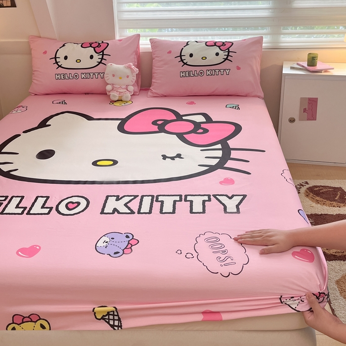 91家纺网 家纺一手货源 找家纺 金爱家 2024新款40s全棉大阪三丽鸥单品系列 M-甜甜kt