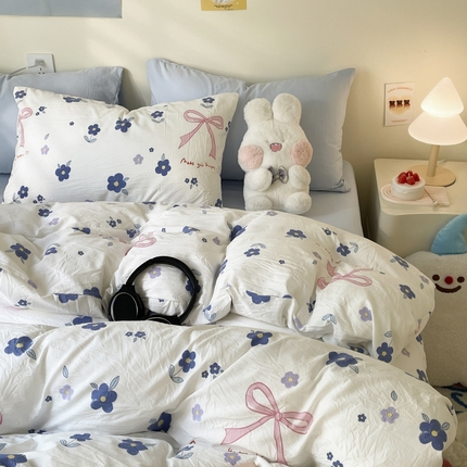 91家纺网 家纺一手货源 找家纺 （总）2024新款亲肤舒适可爱卡通四件套系列