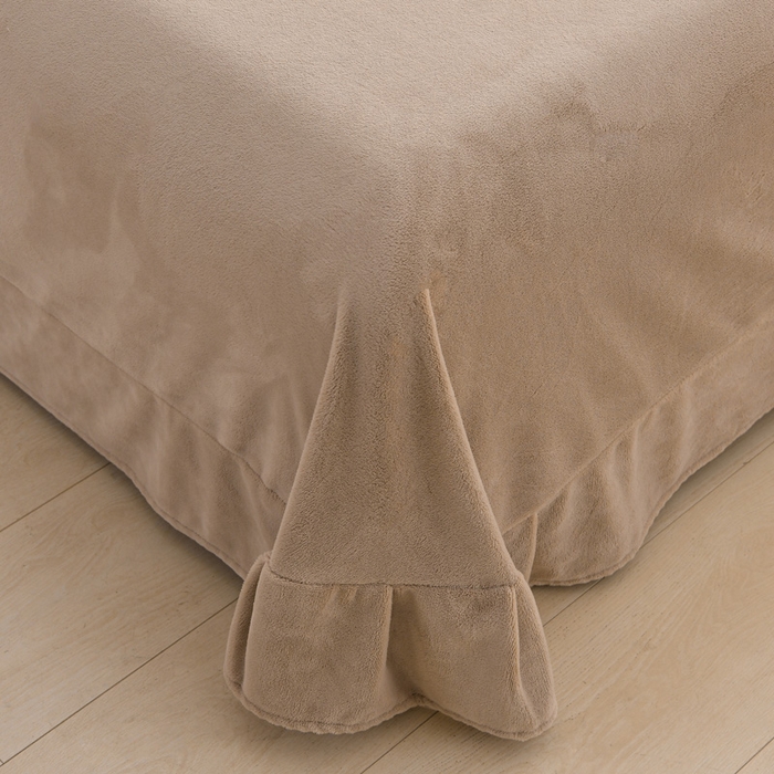 91家纺网 家纺一手货源 找家纺 氧家 2024新款韩版牛奶绒绣花四件套--蝶恋 羽蝶-奶白色