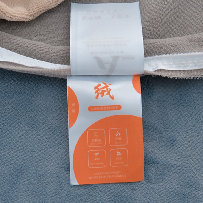 91家纺网 家纺一手货源 找家纺 氧家 2024新款韩版牛奶绒绣花四件套--蝶恋 羽蝶-槟利兰