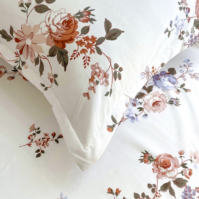 91家纺网 家纺一手货源 找家纺 梵巢家纺 2025新款加厚芦荟棉床单磨毛化纤床单浪漫庄园