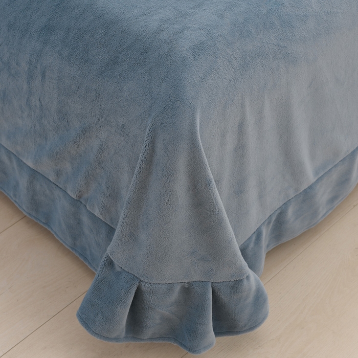 91家纺网 家纺一手货源 找家纺 氧家 2024新款韩版牛奶绒绣花四件套--蝶恋 羽蝶-槟利兰