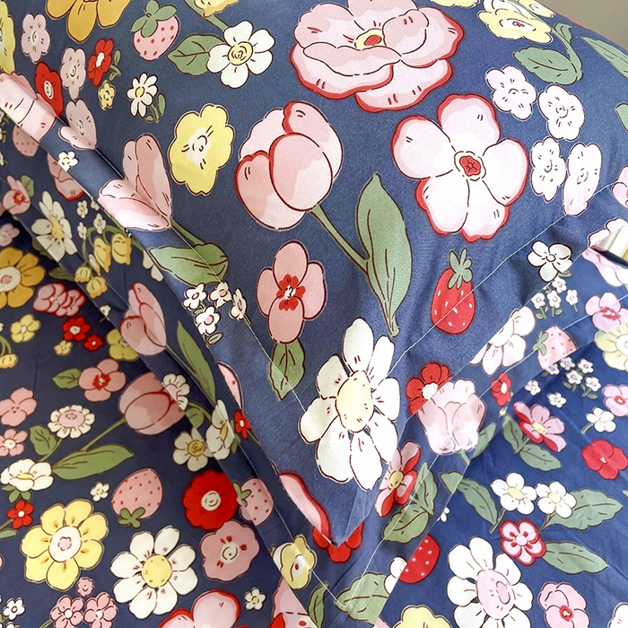 91家纺网 家纺一手货源 找家纺 梵巢家纺 芦荟棉三四件套，床单，被套，枕套化纤四件套花满城