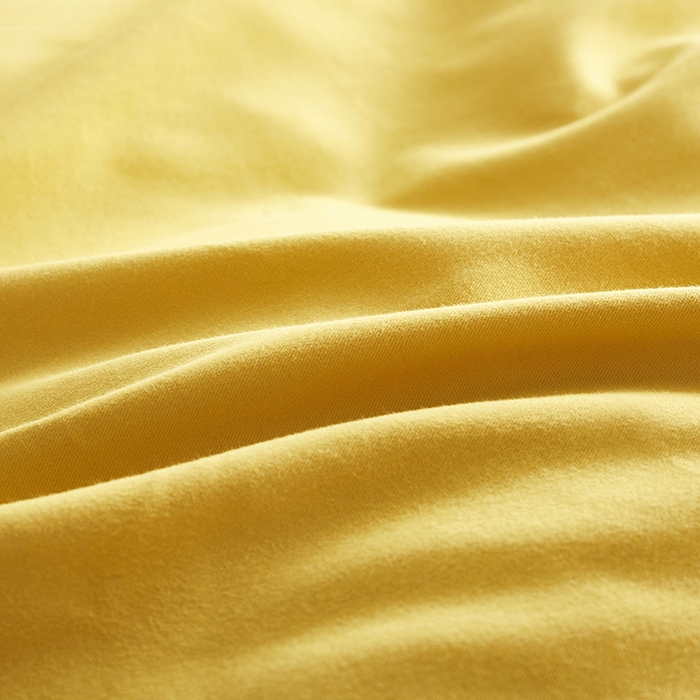 91家纺网 家纺一手货源 找家纺 2024秋季纯色32*21纯色加厚超柔全棉磨毛系列--被套 嫩姜黄