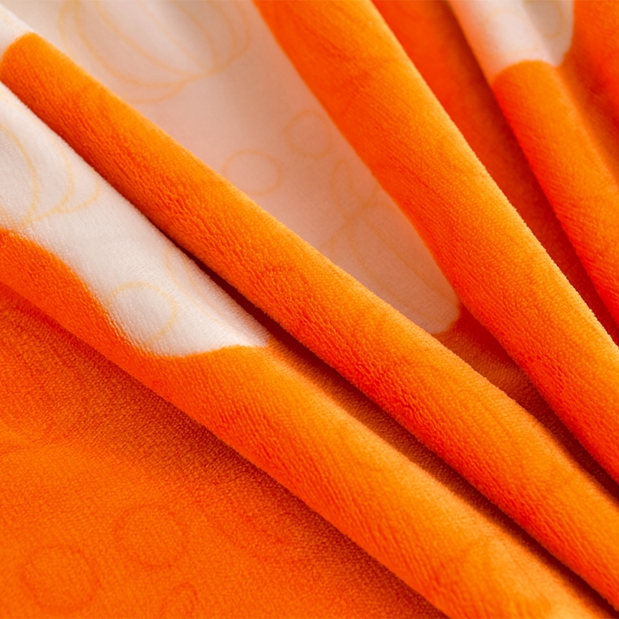 91家纺网 家纺一手货源 找家纺 梦莱情纺2024新款8.5斤牛奶绒四件套日产12000套 南瓜