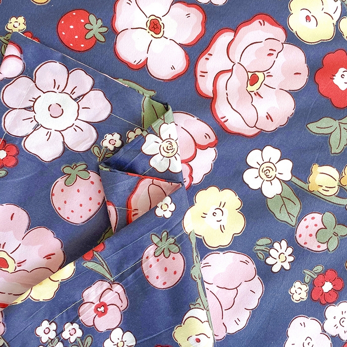 91家纺网 家纺一手货源 找家纺 梵巢家纺 2025新款加厚芦荟棉床单磨毛化纤床单花满城