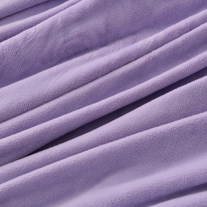 91家纺网 家纺一手货源 找家纺 氧家 2024新款宽边撞色对角牛奶绒绣花四件套--花颜对角 花韵-丁香紫